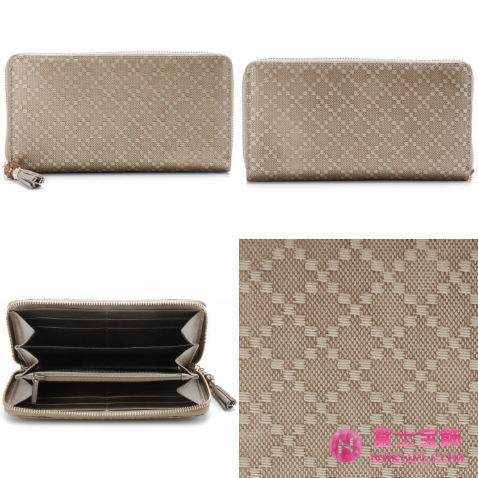 GUCCI/グッチ 2012年春夏新作TASSELチャーム付きラウンドファスナー長財布 224253 AZ31G 9504 